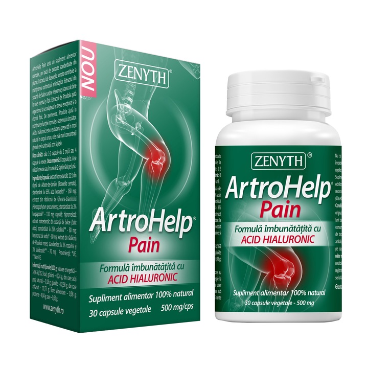 Supliment alimentar ArtroHelp Pain, Zenyth, 30 capsule