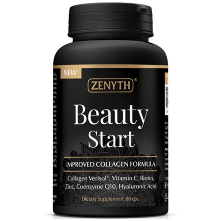 Хранителна добавка Beauty Start, Zenyth, 80 капсули