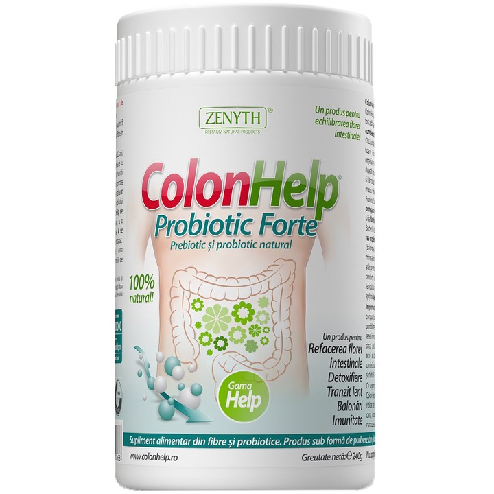 Supliment alimentar Colon Help Probiotic Forte, Zenyth, 240 g