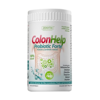 Supliment alimentar Colon Help Probiotic Forte, Zenyth, 240 g Supliment alimentar Colon Help Probiotic Forte, Zenyth, 240 g
