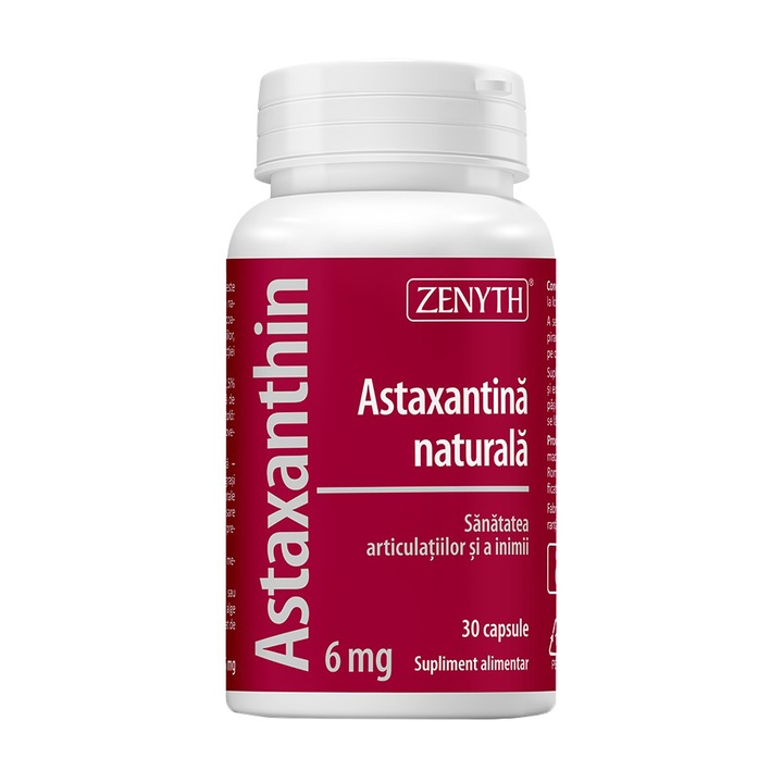 Supliment alimentar Astaxanthin 6 mg, Zenyth, 30 capsule