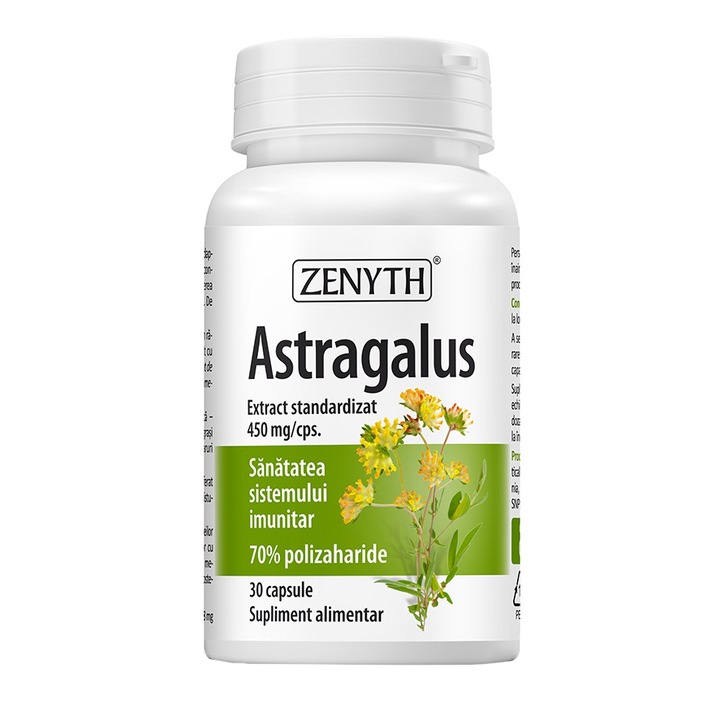 Supliment alimentar Astragalus 450mg, Zenyth, 30 capsule