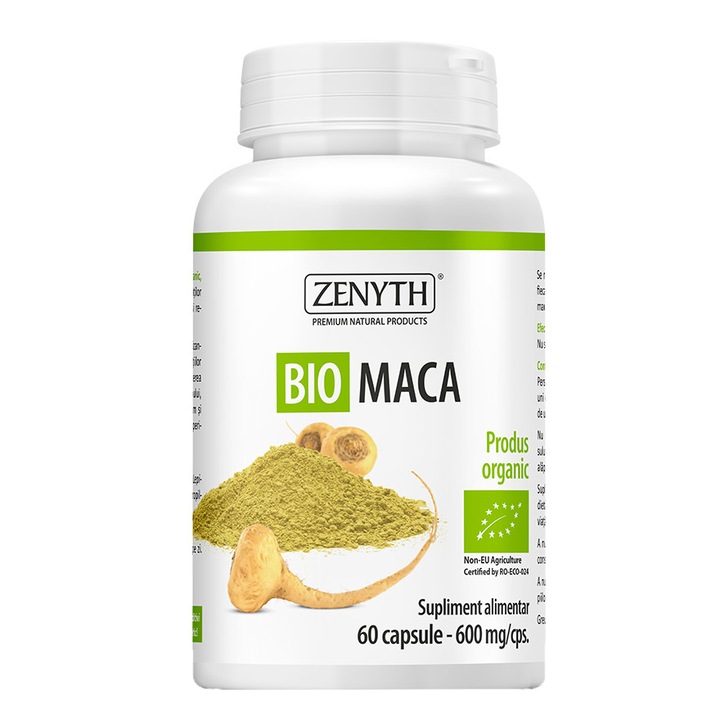 Хранителна добавка Bio Maca, Zenyth, 60 cps