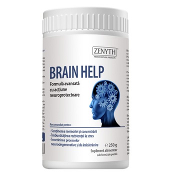 Supliment alimentar Brain Help, Zenyth, 250 g Supliment alimentar Brain Help, Zenyth, 250 g
