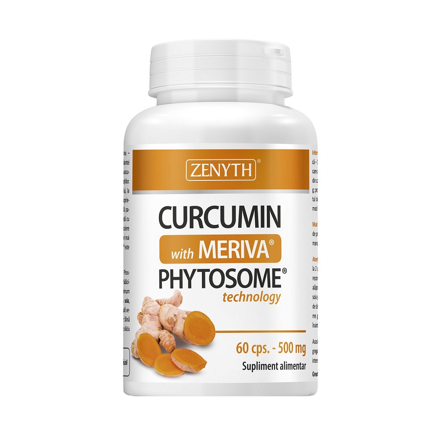 Supliment alimentar Curcumin with Meriva, Zenyth, 60 capsule