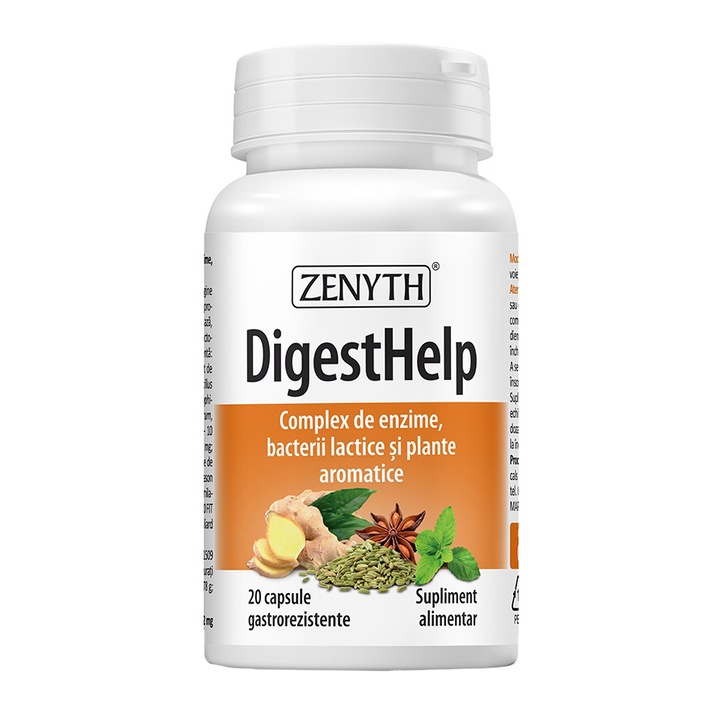 Supliment alimentar DigestHelp, Zenyth, 20 capsule gastrorezistente