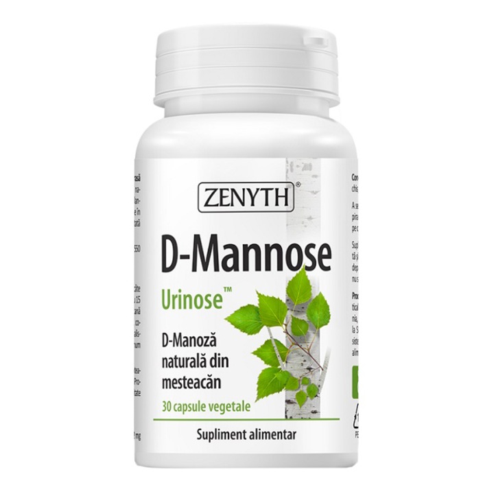 Supliment alimentar D-Mannose, Zenyth, 30 capsule vegetale
