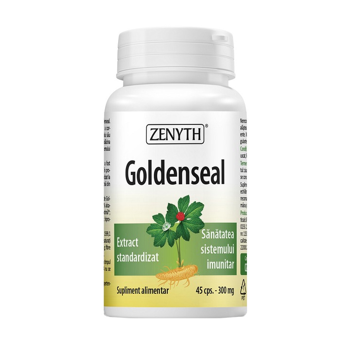 Supliment alimentar Goldenseal 300 mg, Zenyth, 45 capsule