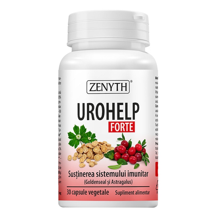 Supliment alimentar UroHelp Forte, Zenyth, 30 capsule vegetale