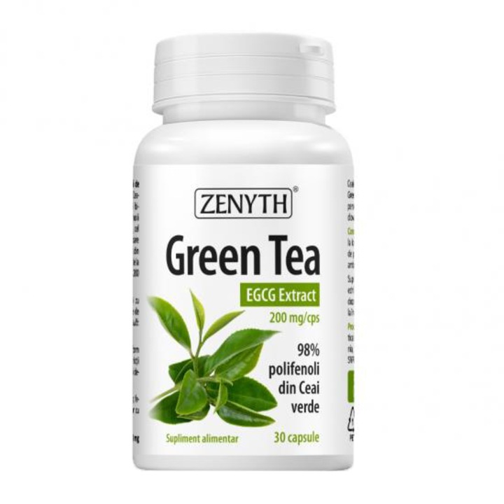 Supliment alimentar Green Tea EGCG Extract, Zenyth, 30 capsule