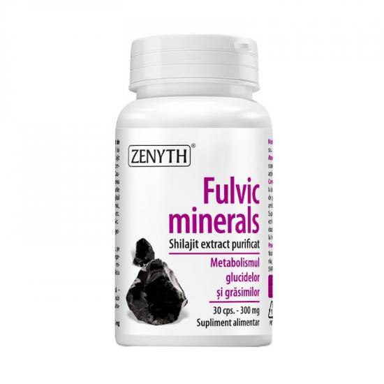 Supliment alimentar Fulvic minerals 300 mg, Zenyth, 30 capsule