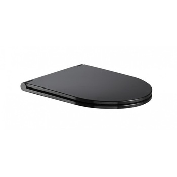 Capac WC Clement Black - Wellis cu soft close Capac WC Clement Black - Wellis cu soft close