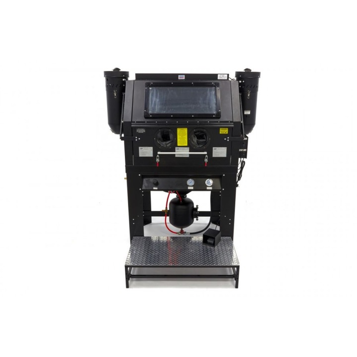 Cabina de sablat, cu vacum, 2 aspiratoare, HBM, sbc 990
