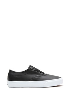 Vans, Pantofi sport din piele Doheny Decon, Negru, 9 Vans, Pantofi sport din piele Doheny Decon, Negru, 9
