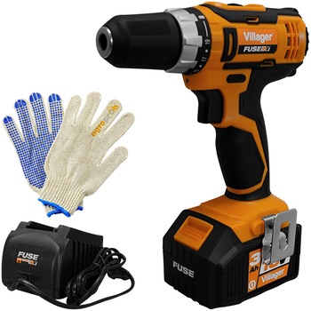 Masina de gaurit/insurubat Villager VLN 3220, turatie 1300 rpm, 35 Nm, mandrina 10 mm, set power bundle baterie 3 Ah incarcator 1.65 A, manusi protectie AgroPro Masina de gaurit/insurubat Villager VLN 3220, turatie 1300 rpm, 35 Nm, mandrina 10 mm, set power bundle baterie 3 Ah incarcator 1.65 A, manusi protectie AgroPro