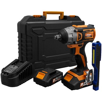 Masina de insurubat cu percutie Villager VLP 5320-2BSC, cuplu 250 Nm, turatie 2200 rpm, set power bundle 2 x baterii 2 Ah incarcator 1.65 A, cutie transport, lanterna LED magnetica AgroPro Masina de insurubat cu percutie Villager VLP 5320-2BSC, cuplu 250 Nm, turatie 2200 rpm, set power bundle 2 x baterii 2 Ah incarcator 1.65 A, cutie transport, lanterna LED magnetica AgroPro