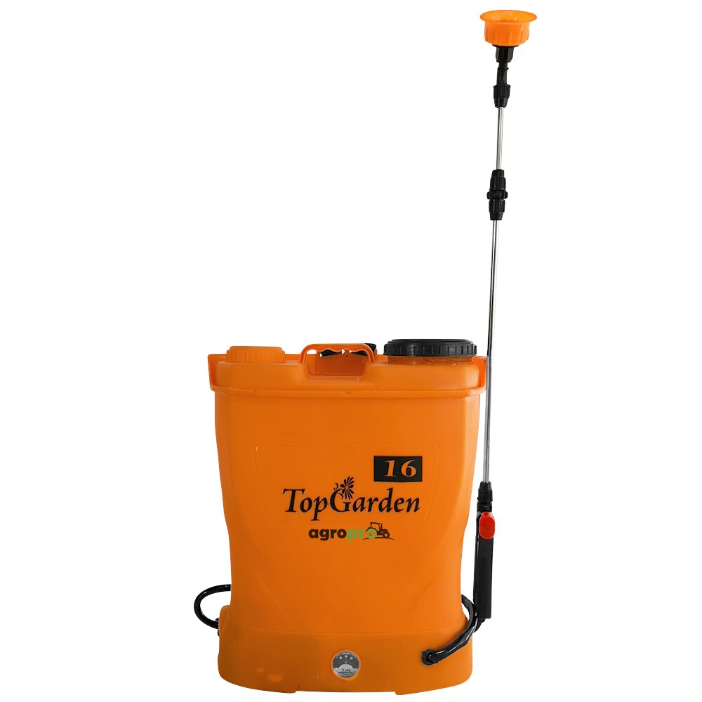 Vermorel pulverizator cu baterie TopGarden, 16l, 12V/8AH eMAG.ro