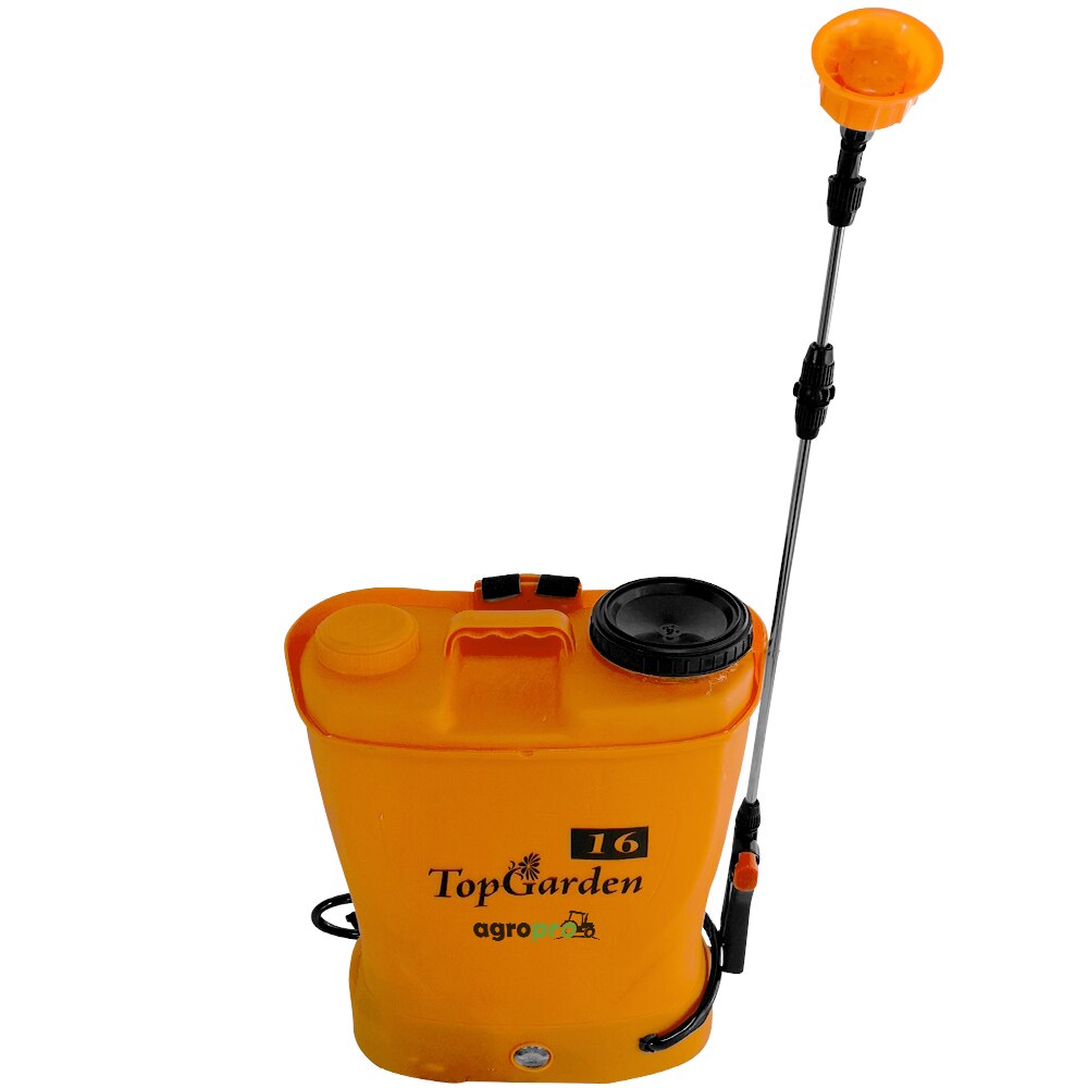 Vermorel pulverizator cu baterie TopGarden, 16l, 12V/8AH eMAG.ro