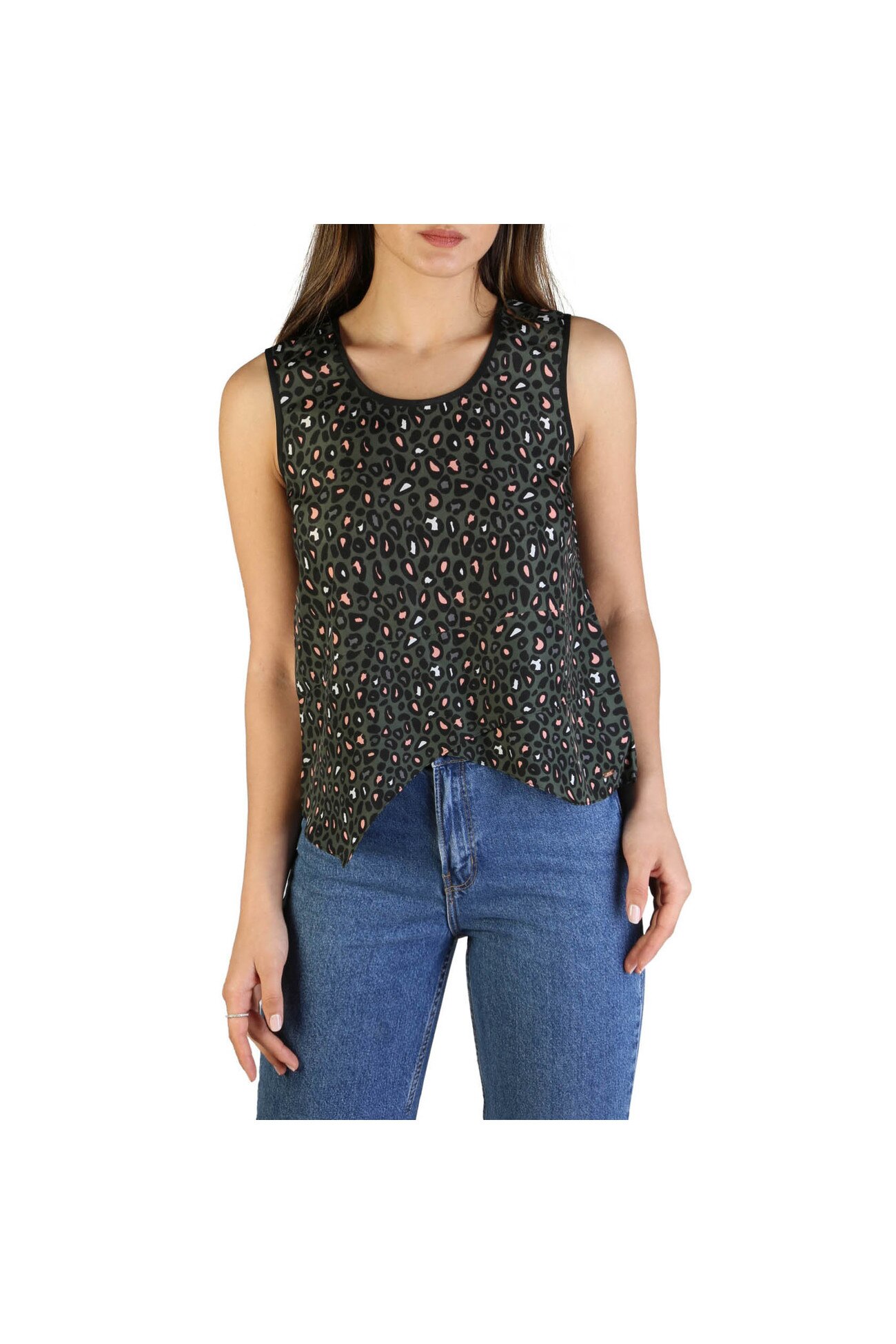 Top femei Armani Exchange model 6YYH10_YNM2Z, Verde