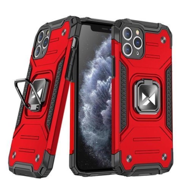 Калъф Wozinsky Ring Armor Case Kickstand за Samsung Galaxy A51 5G, Red