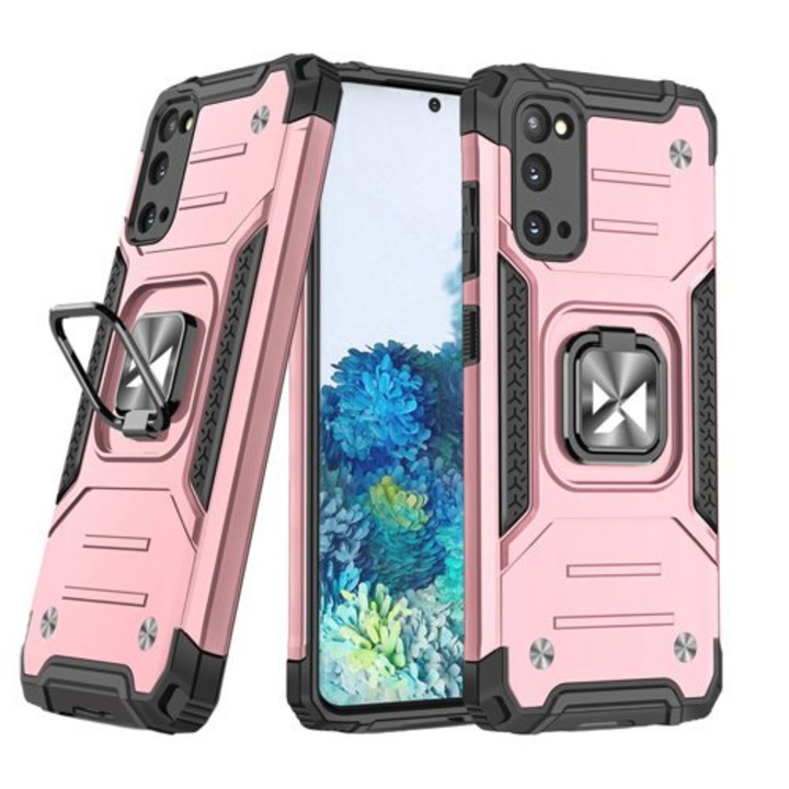 Калъф Wozinsky Ring Armor Case Kickstand за Samsung Galaxy A51 5G, Pink