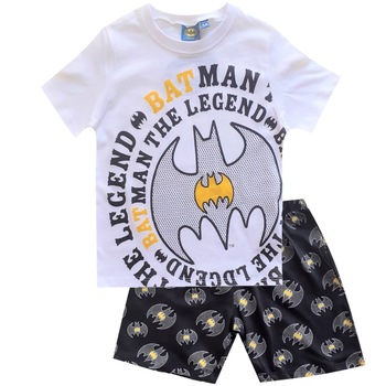Pijama Batman The Legend, Alb/ Negru Pijama Batman The Legend, Alb/ Negru