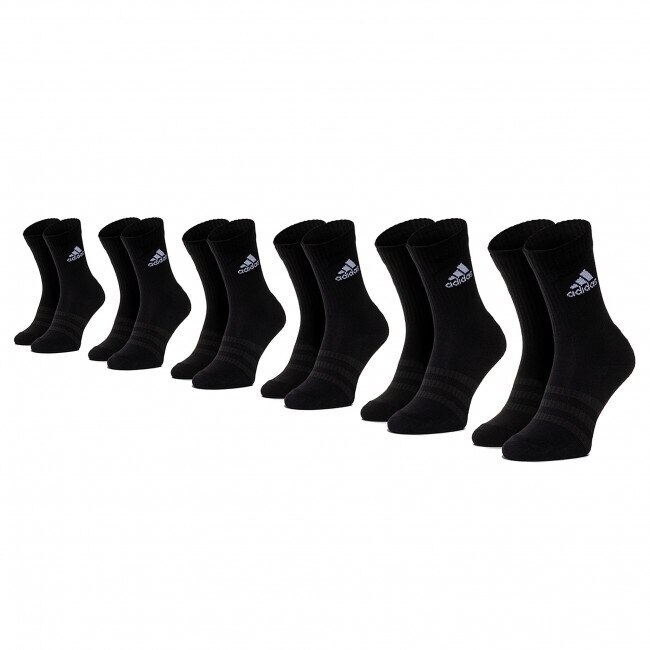 Sosete adidas Cushioned Crew 6 Pairs, Negru, M
