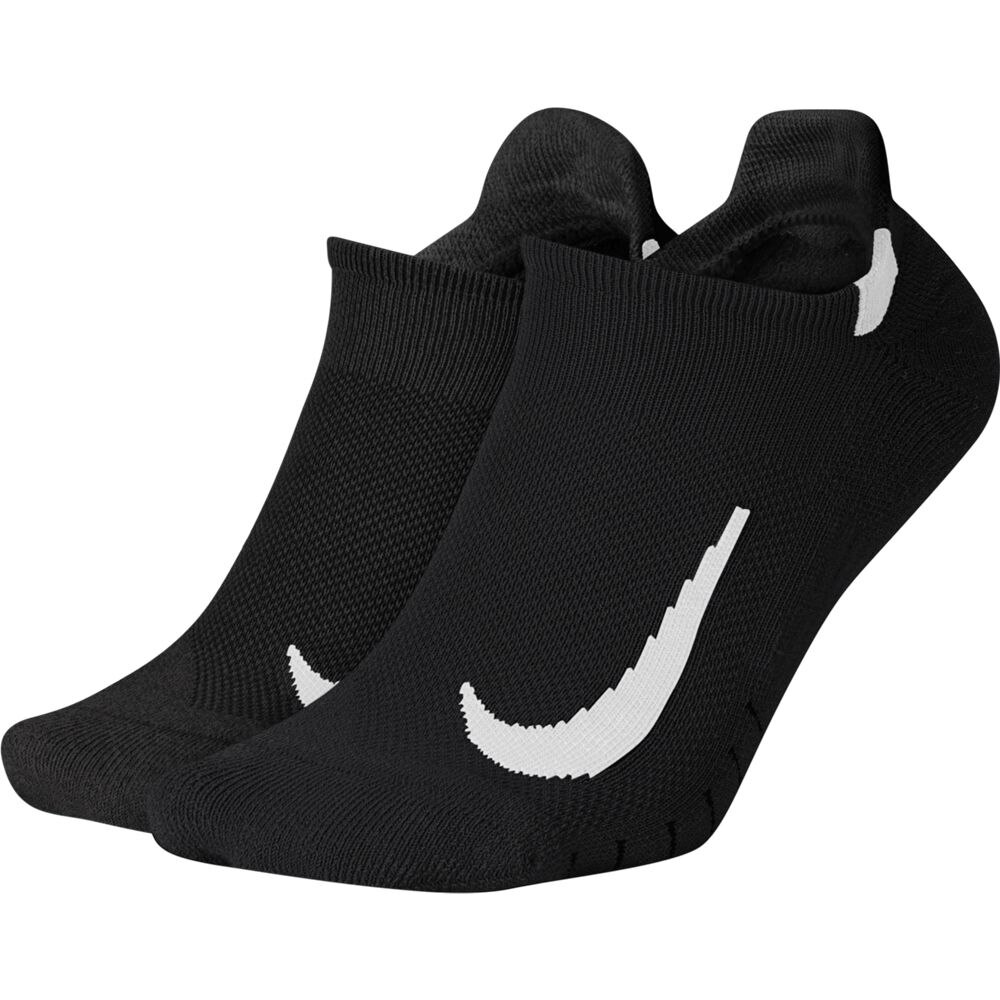 Sosete Nike Multiplier Running No-Show Socks, Negru