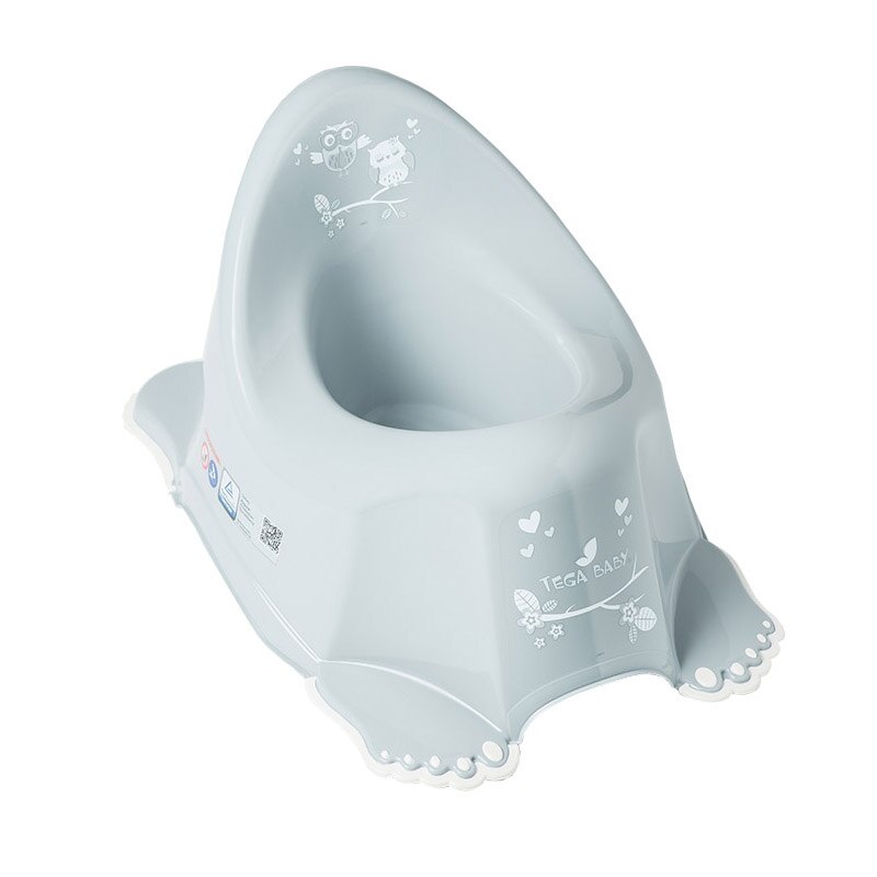 Olita muzicala antiderapanta Tega Baby Owl PO-047-106, Gri
