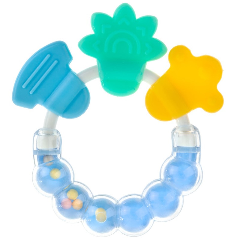 Jucarie zornaitoare pentru dentitie Akuku A0413, Multicolor