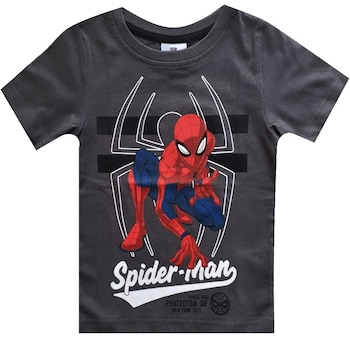 Tricou Spider-Man World Protector, Gri, 128 CM