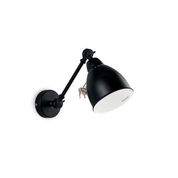 Aplica Ideal Lux, Newton AP1, E27, 60W, 240V, IP20, 300x230mm, Negru Aplica Ideal Lux, Newton AP1, E27, 60W, 240V, IP20, 300x230mm, Negru