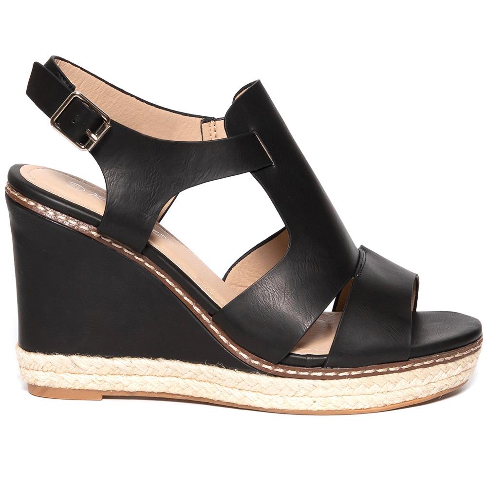 Sandale dama Ellen, Negru, Negru