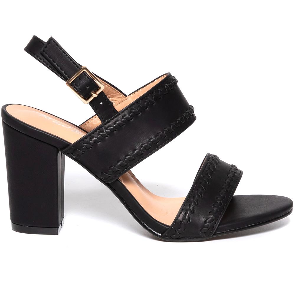 Sandale dama Cherie, Negru, Negru