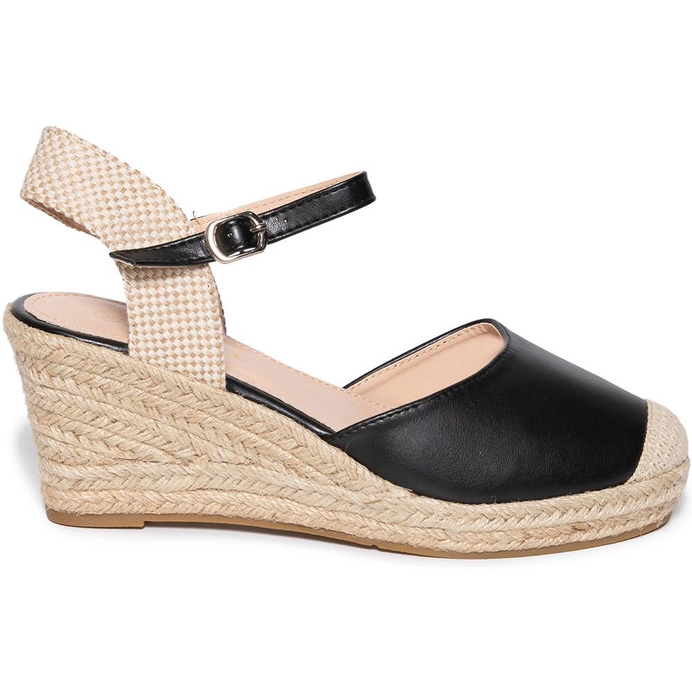 Sandale dama Blessy, Negru, Negru