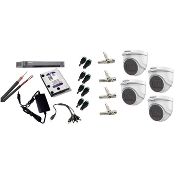 Kit supraveghere video Hikvision 5MP, cu 4 camere 5MP de interior si HDD 1 TB cu accesorii montaj MK454 Kit supraveghere video Hikvision 5MP, cu 4 camere 5MP de interior si HDD 1 TB cu accesorii montaj MK454
