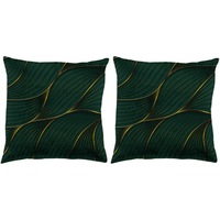 set 2 huse pentru pernute decorative green amp gold aglika 45x45 cm inchidere cu fermoar print digital poliester imagen 32_0_
0