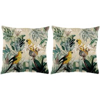 set 2 huse pentru pernute decorative yellow parrots aglika 45x45 cm inchidere cu fermoar print digital poliester imagen 31_0_
0