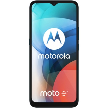 Telefon mobil Motorola Moto E7, Dual SIM, 32GB, 4G, Aqua Blue Telefon mobil Motorola Moto E7, Dual SIM, 32GB, 4G, Aqua Blue