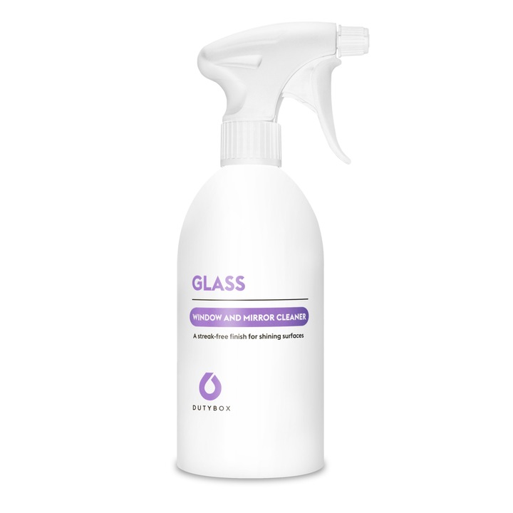 Detergent ECO pentru suprafete din sticla, oglinzi, suprafete lucioase, Goclean DutyBox