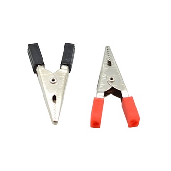 Set doi clesti tip crocodil cu maner de protectie de plastic elSales ELS-MM50, 50 milimetri, rosu-negru Set doi clesti tip crocodil cu maner de protectie de plastic elSales ELS-MM50, 50 milimetri, rosu-negru