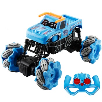 Masina Monster TRUCK AKU Off-Road cu Telecomanda, Incarcare USB, Merge lateral, Drifturi si Rasucire, cu Amortizoare Lumini si Sunete Albastru AK5051 Masina Monster TRUCK AKU Off-Road cu Telecomanda, Incarcare USB, Merge lateral, Drifturi si Rasucire, cu Amortizoare Lumini si Sunete Albastru AK5051