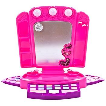 Set machiaj idealStore Make Up Studio Cosmetics cu Oglinda Stralucitoare LED, Set Complet de Farduri, Elemente Cosmetice Certificate Set machiaj idealStore Make Up Studio Cosmetics cu Oglinda Stralucitoare LED, Set Complet de Farduri, Elemente Cosmetice Certificate