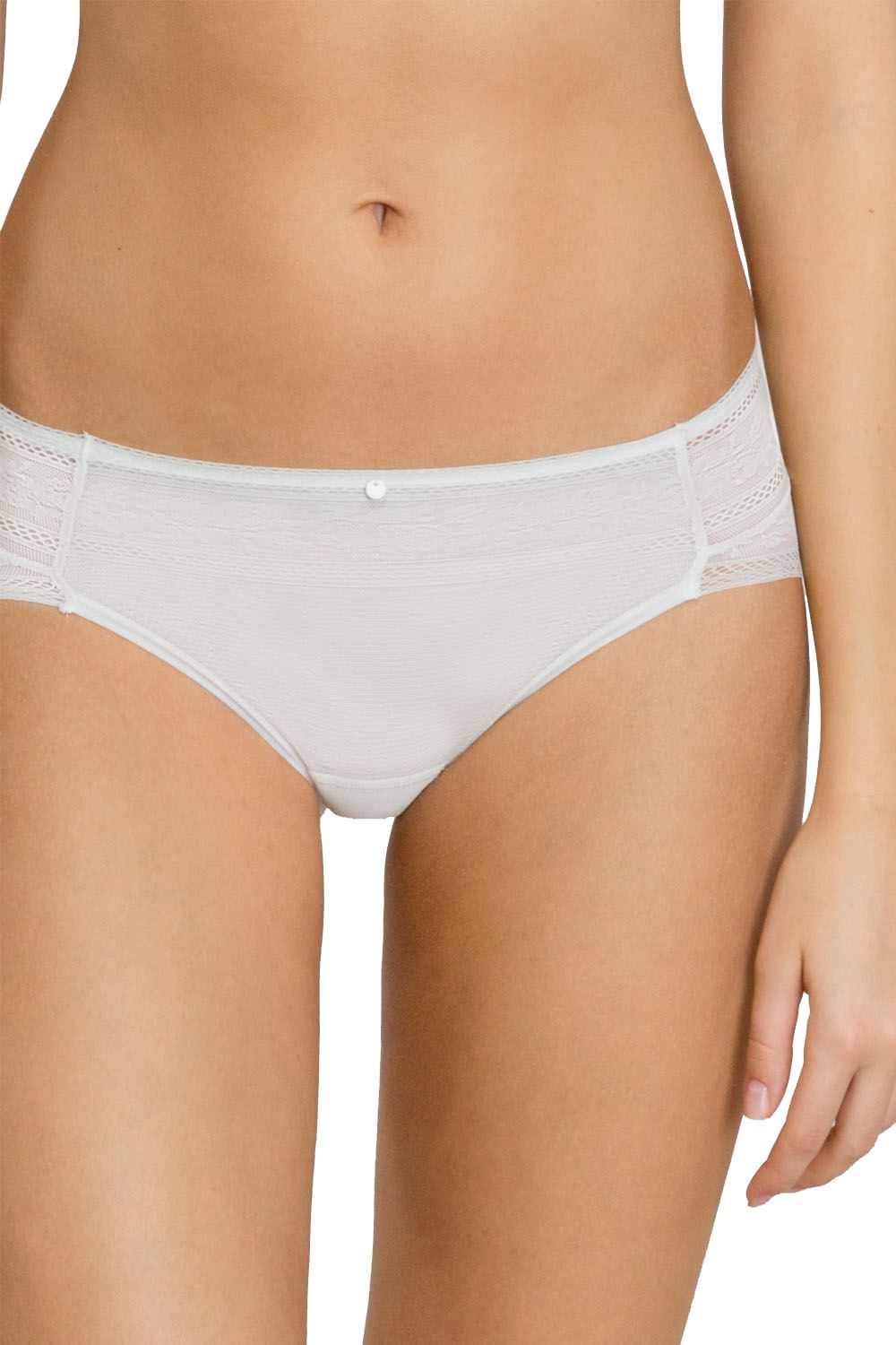 Chilot din dantela fara cusaturi, set 2 perechi, Gisela 1/0429, Ivory