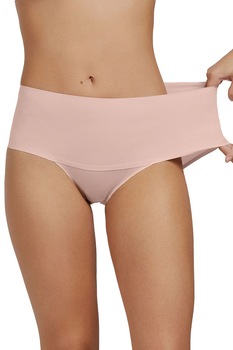 Chilot foarte subtire din microfibra cu talie inalta, Gisela 1/0432, Crem, One Size Chilot foarte subtire din microfibra cu talie inalta, Gisela 1/0432, Crem, One Size