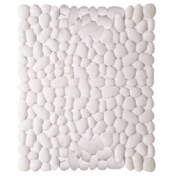 Covor antiderapant, patrat din vinil, pentru dus, alb, 550 x 550 mm Covor antiderapant, patrat din vinil, pentru dus, alb, 550 x 550 mm