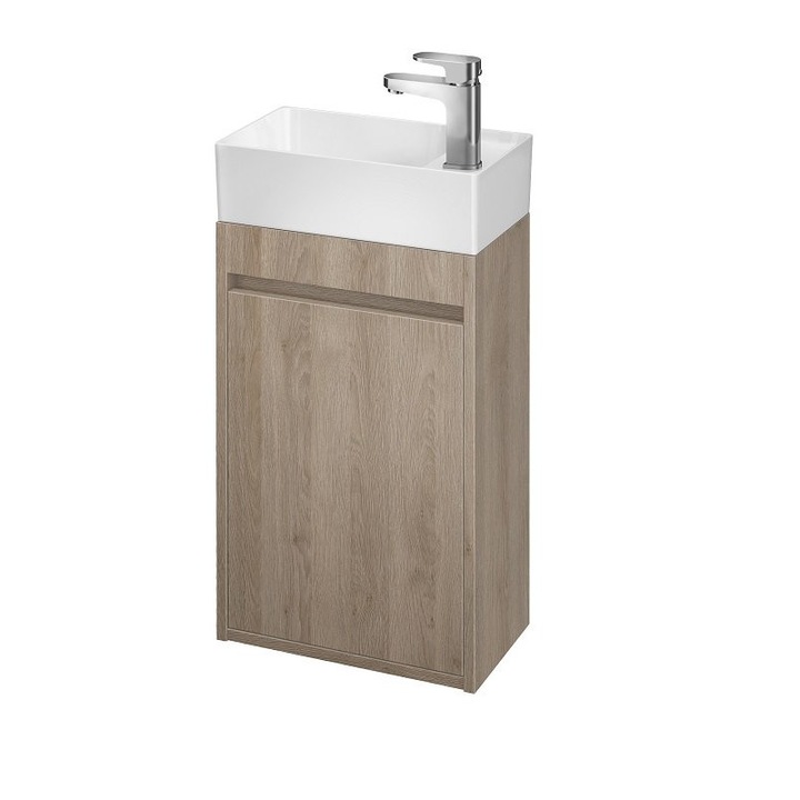 Masca lavoar, Cersanit, Taisa, Stejar, 39 x 59 cm