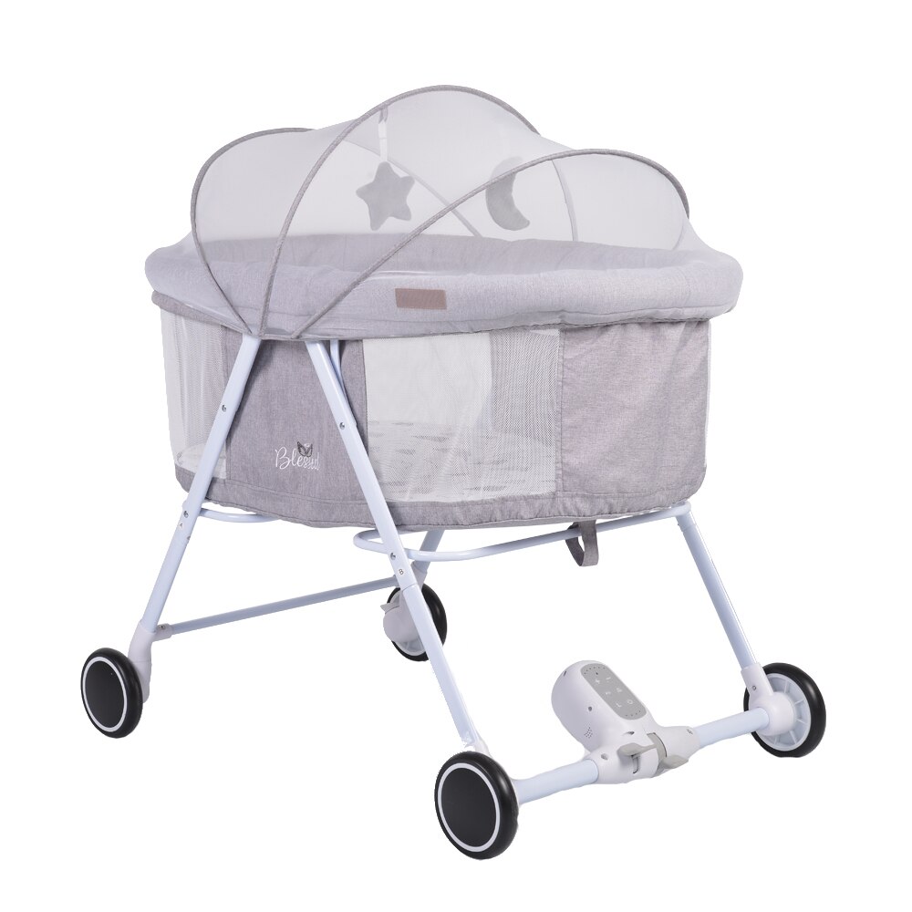 Patut balansoar Cangaroo Blessed Grey cu telecomanda si conectare la priza