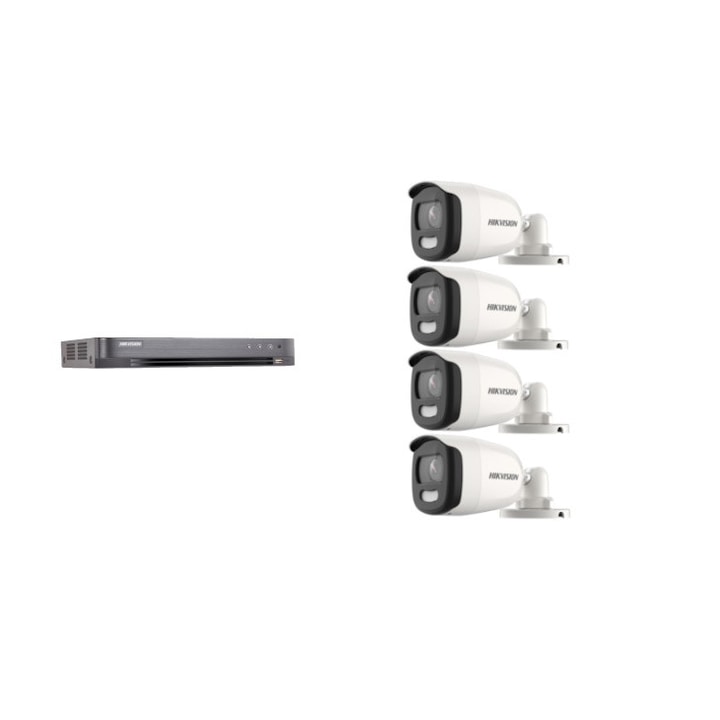 Kit supraveghere complet 8 camere 2 MP cu vizualizare pe internet MK631
