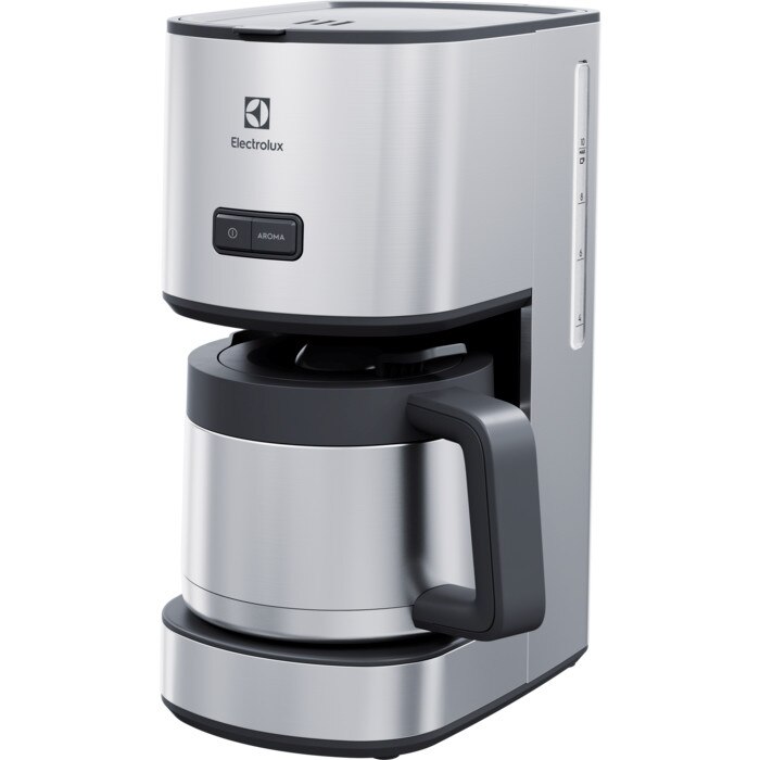 Cafetiera Electrolux Create 4, 1000 W, selector aroma, argintiu, cana termorezistenta